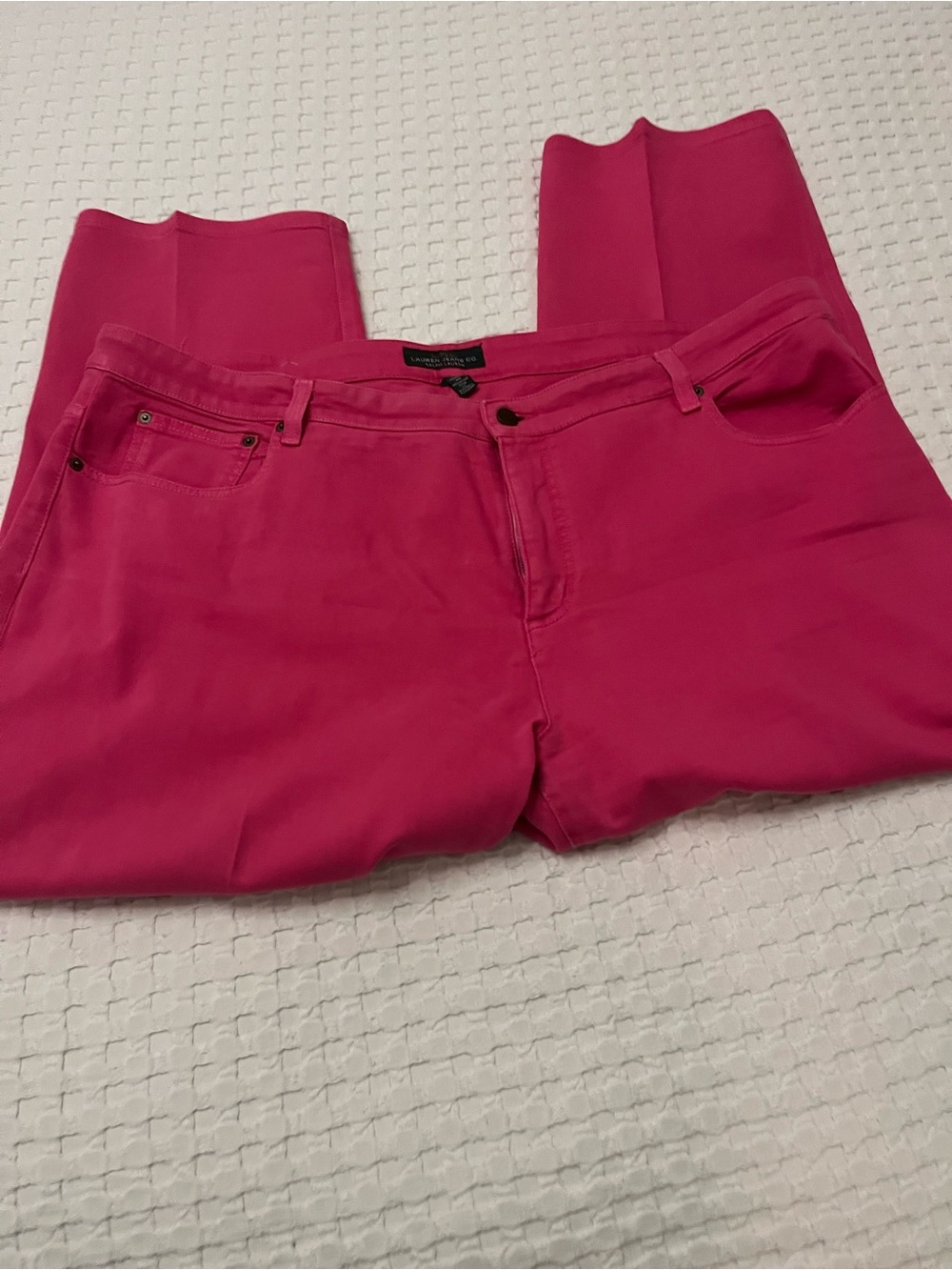 Women’s Ralph Lauren Bright Pink Stretch Jeans